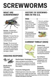 human case of New World screwworm, a flesh-eating parasitic fly