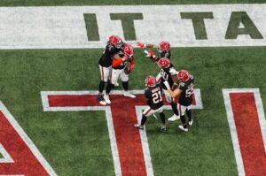 Bold Atlanta Falcons since 1965