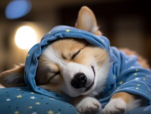 Dogs have dreams, calm down time 30 min.