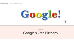 Today Priceless Google Turns 27