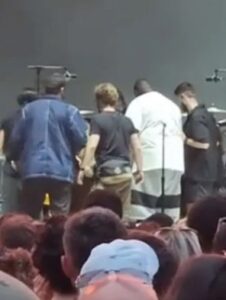 In New York City Lola Young-24 Collapse Onstage