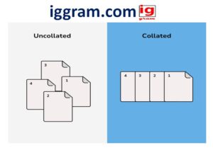 Best 7- things , what does collate mean when printing?