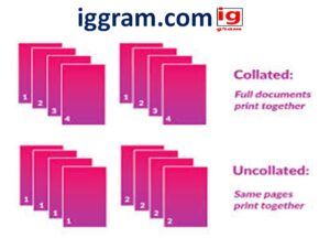 Best 7- things , what does collate mean when printing?