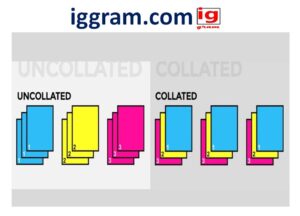 Best 7- things , what does collate mean when printing?
