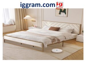 metal bed frame king