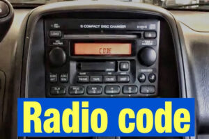 Honda radio code
