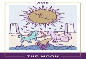 the moon tarot card