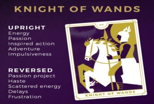 Knight of Wands upright