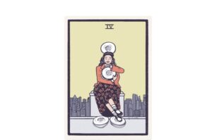 4 of Pentacles reversed