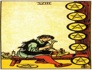 8 of pentacles