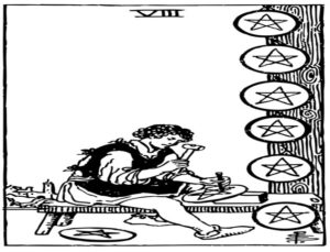 manifesting 8 of Pentacles
