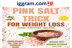 pink salt recipe for weight loss