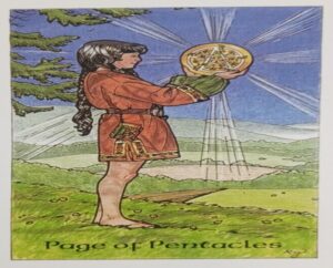 page of pentacles