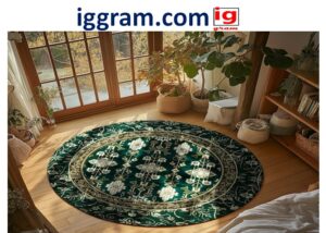 green rug ideas