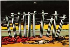 10 of swords meaning