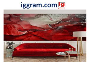 peel and stick red wallpaper