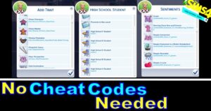 Sims 4 money cheat UI